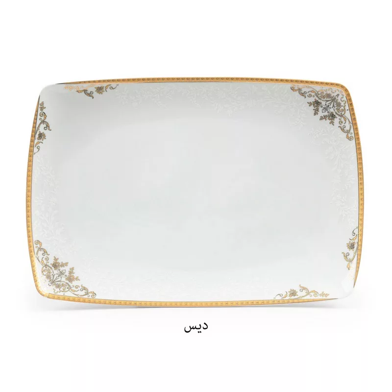 سرویس غذاخوری 105 پارچه چینی پردیس طرح آوا