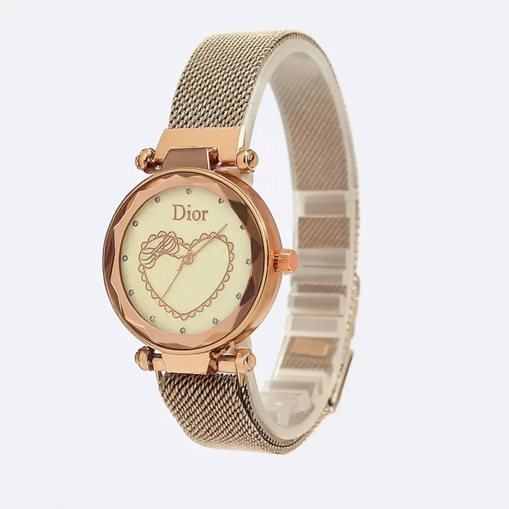 ساعت مچی عقربه‌ای مکانیکی زنانه مدل قلبی