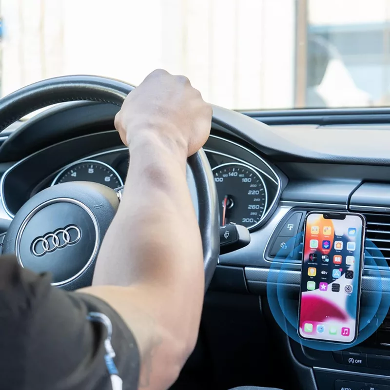 پایه نگهدارنده گوشی موبایل تاپ قاب مدل مگنتی