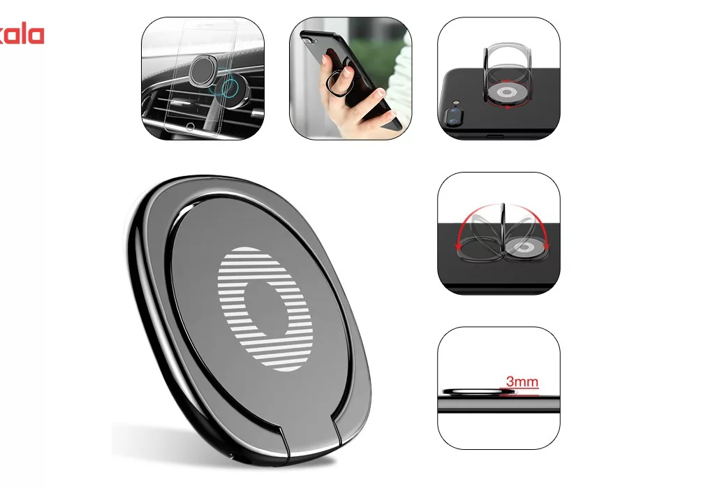 حلقه نگهدارنده گوشی موبایل بیسوس مدل Desktop Bracket