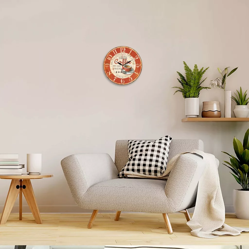 ساعت دیواری مدل 1112 طرح فنجان قهوه