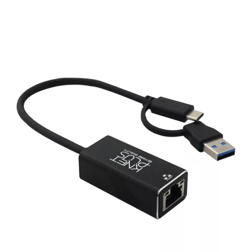 مبدل USB-C به LAN کی نت پلاس مدل KP-LA01