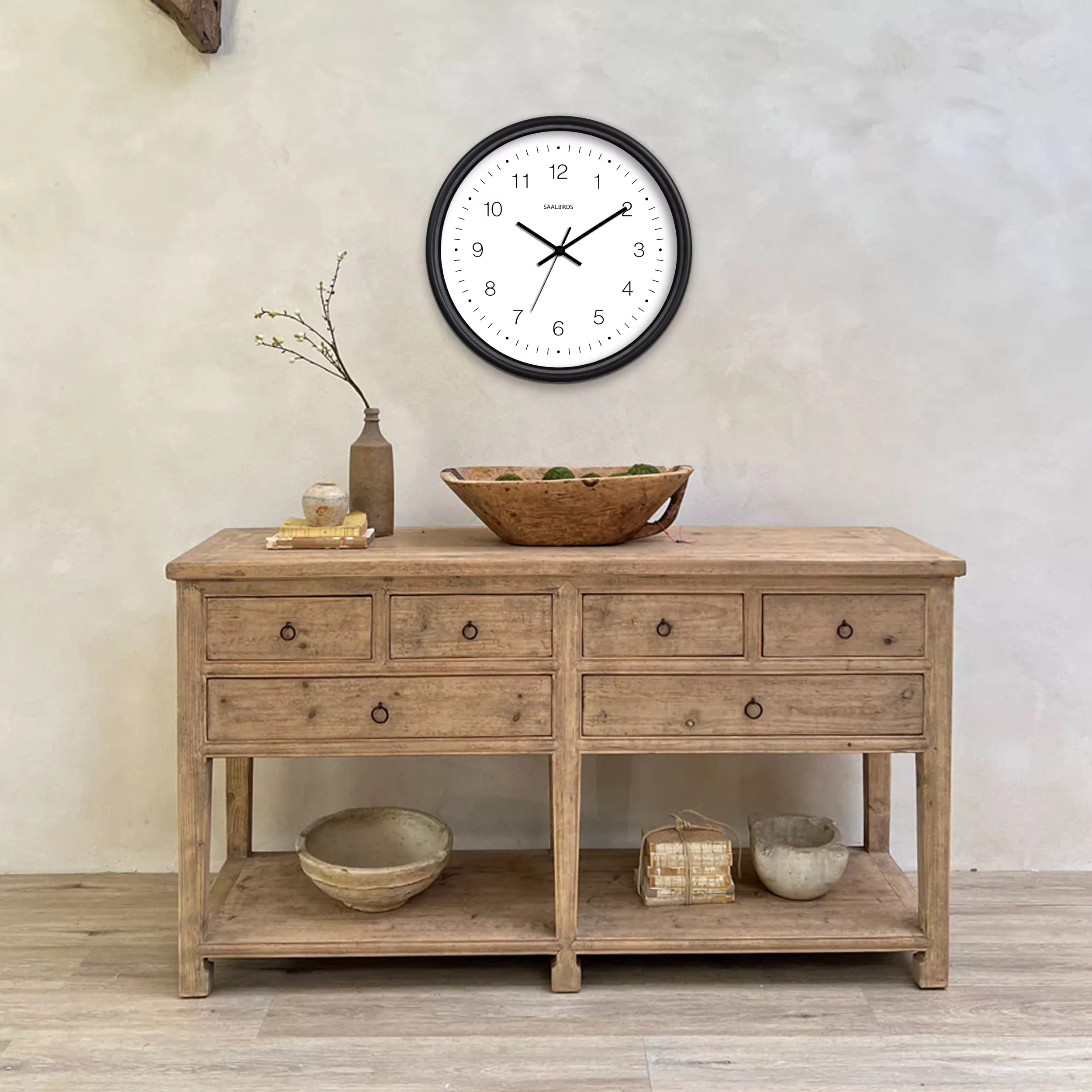 ساعت دیواری سال بردز طرح کلاسیک مدل CW-452