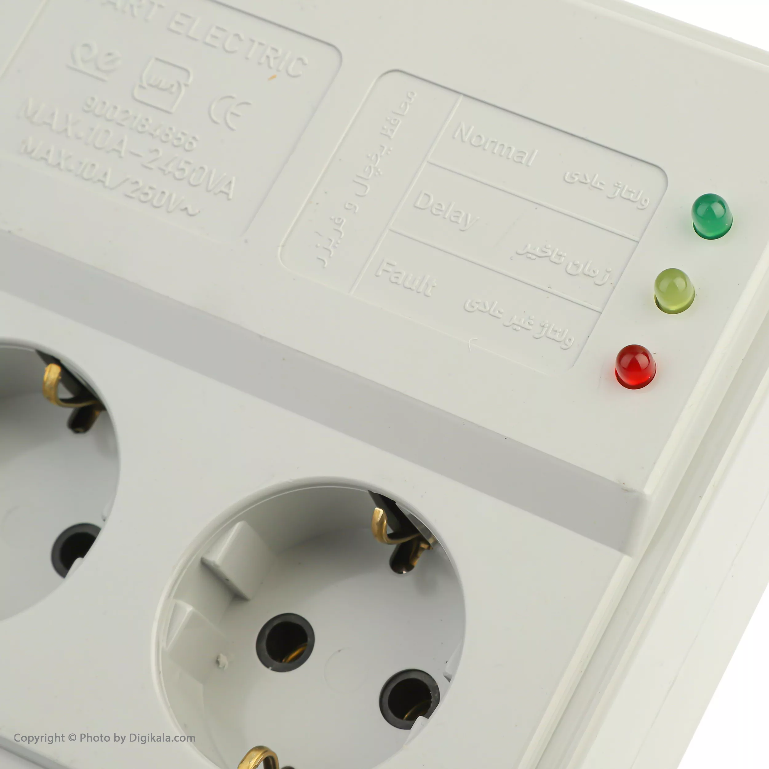 چندراهی برق و محافظ پارت الکتریک مدل PE767