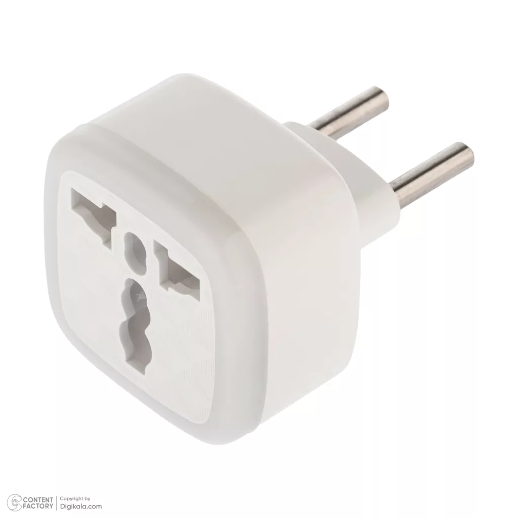 دو شاخه تبدیل برق 3 به 2 ولگا مدل VOL-A01