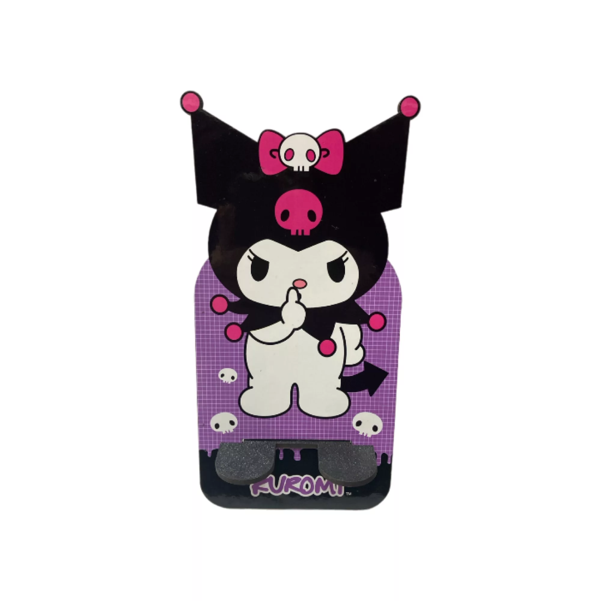 پایه نگهدارنده گوشی موبایل مدل چوبی طرح کرومی