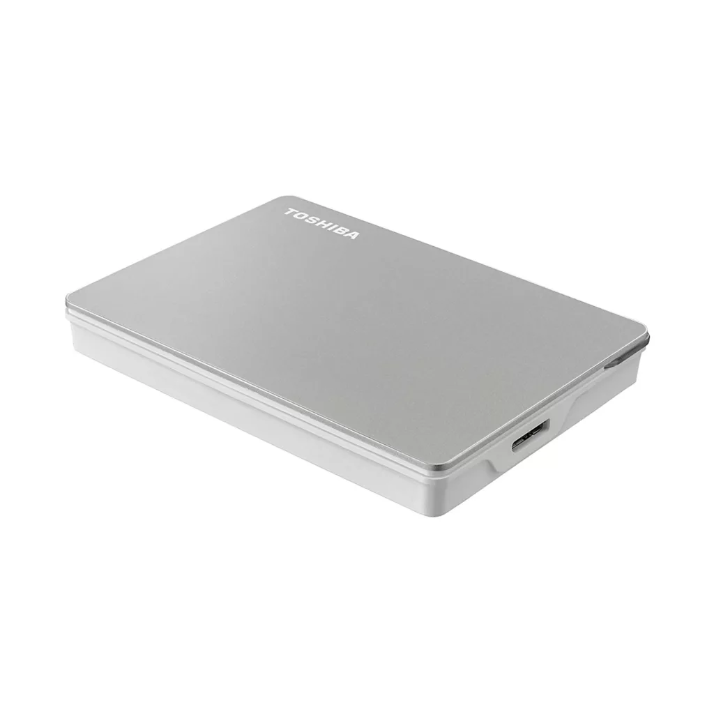 هارد اکسترنال توشیبا مدل Canvio Flex ظرفیت دو ترابایت دارای رابط USB Type-A 3.2