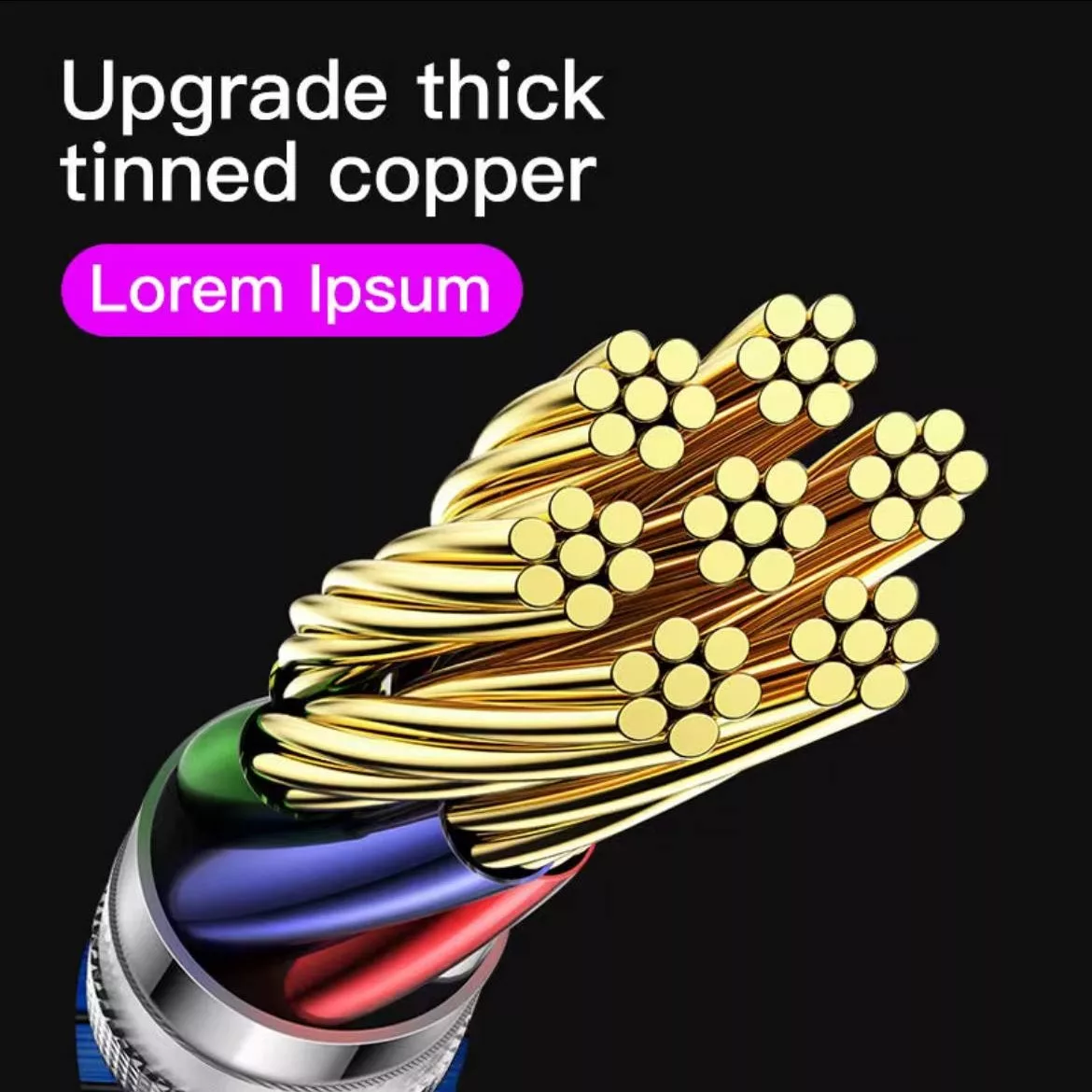 کابل تبدیل USB به USB-C گیزمیکس مدل UC-105 طول 1 متر