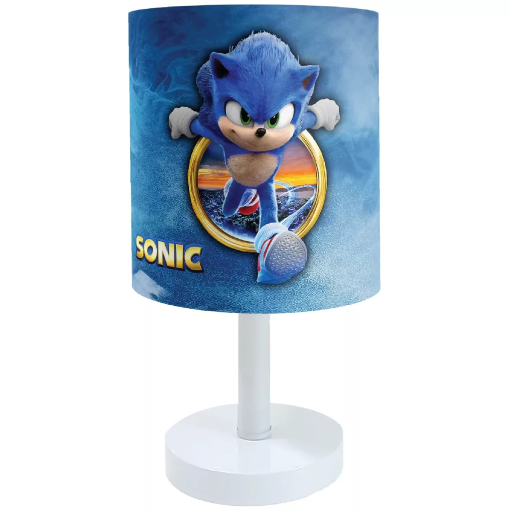 آباژور رومیزی کودک طرح سونیک مدل BS-012