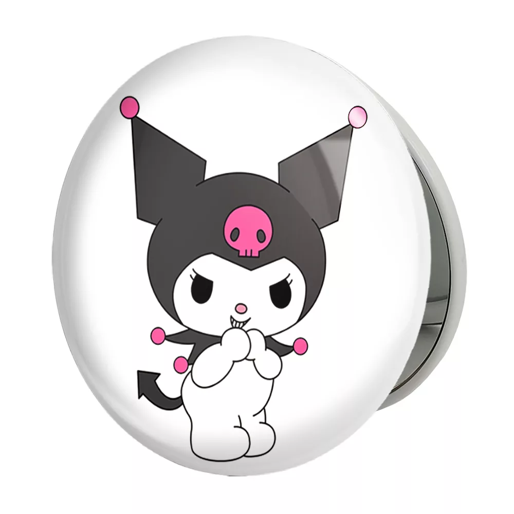 آینه جیبی خندالو طرح کورومی و مای ملودی مدل تاشو کد 36908