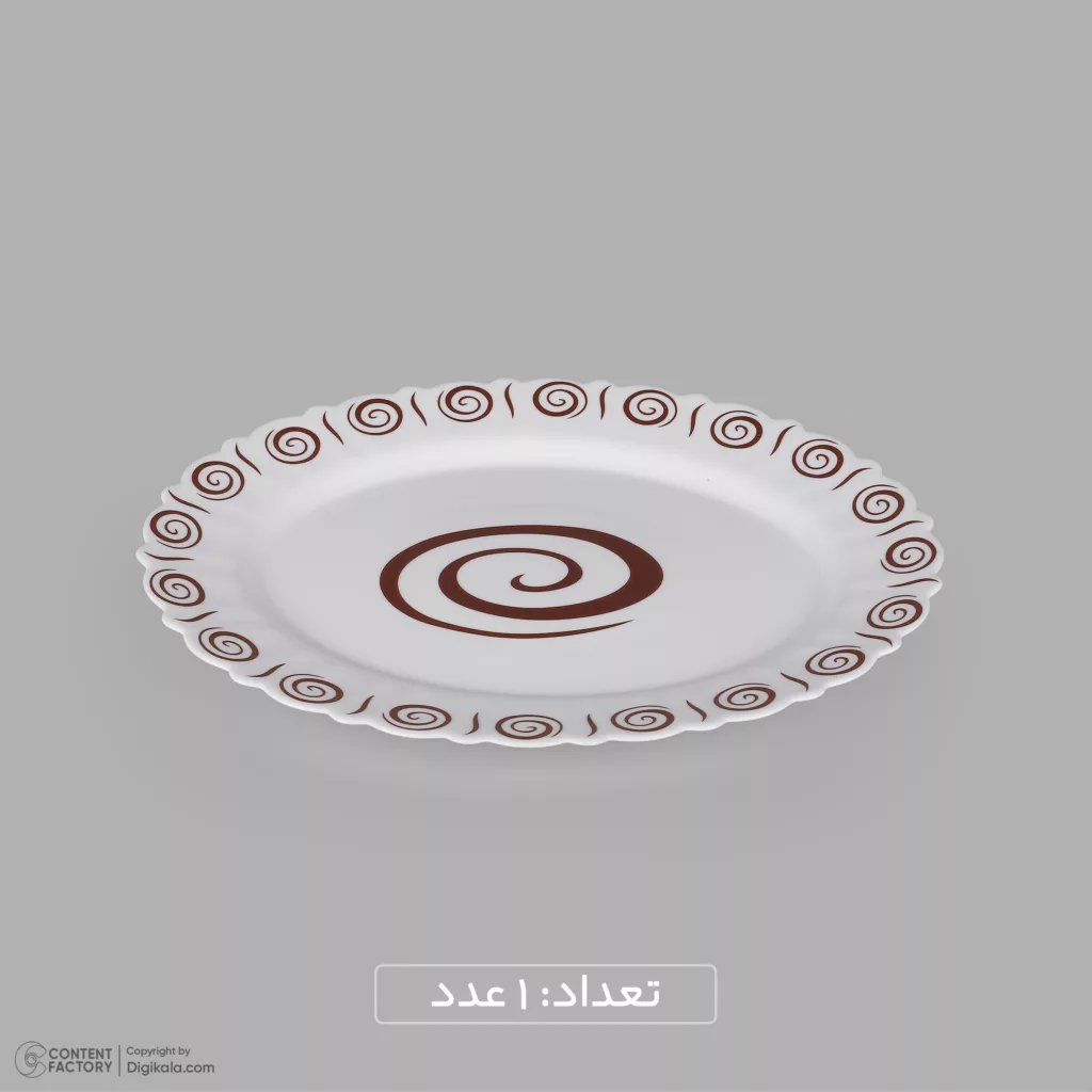 سرویس غذاخوری 25 پارچه 6 نفر مدل  اسپیرال