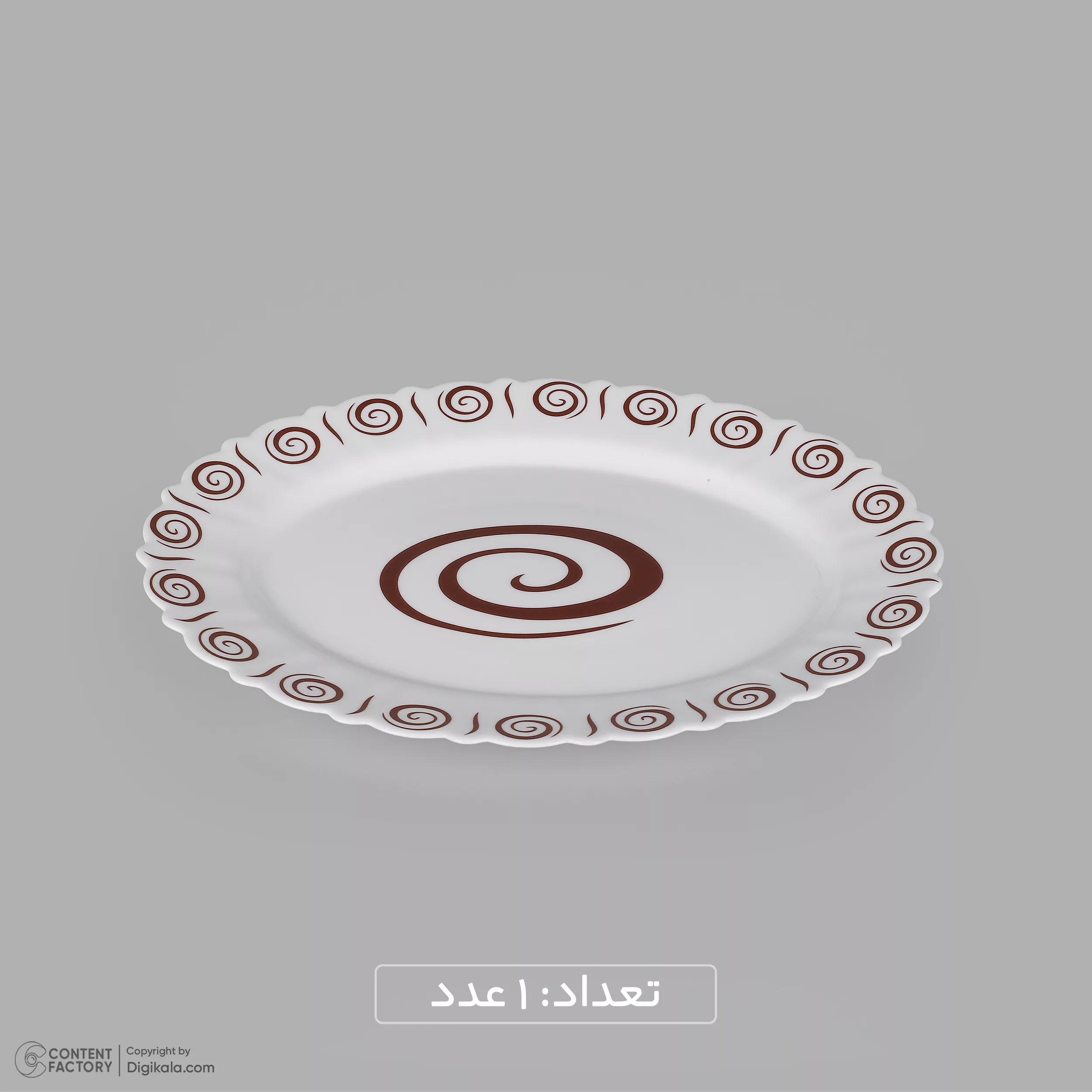 سرویس غذاخوری 25 پارچه 6 نفر مدل  اسپیرال