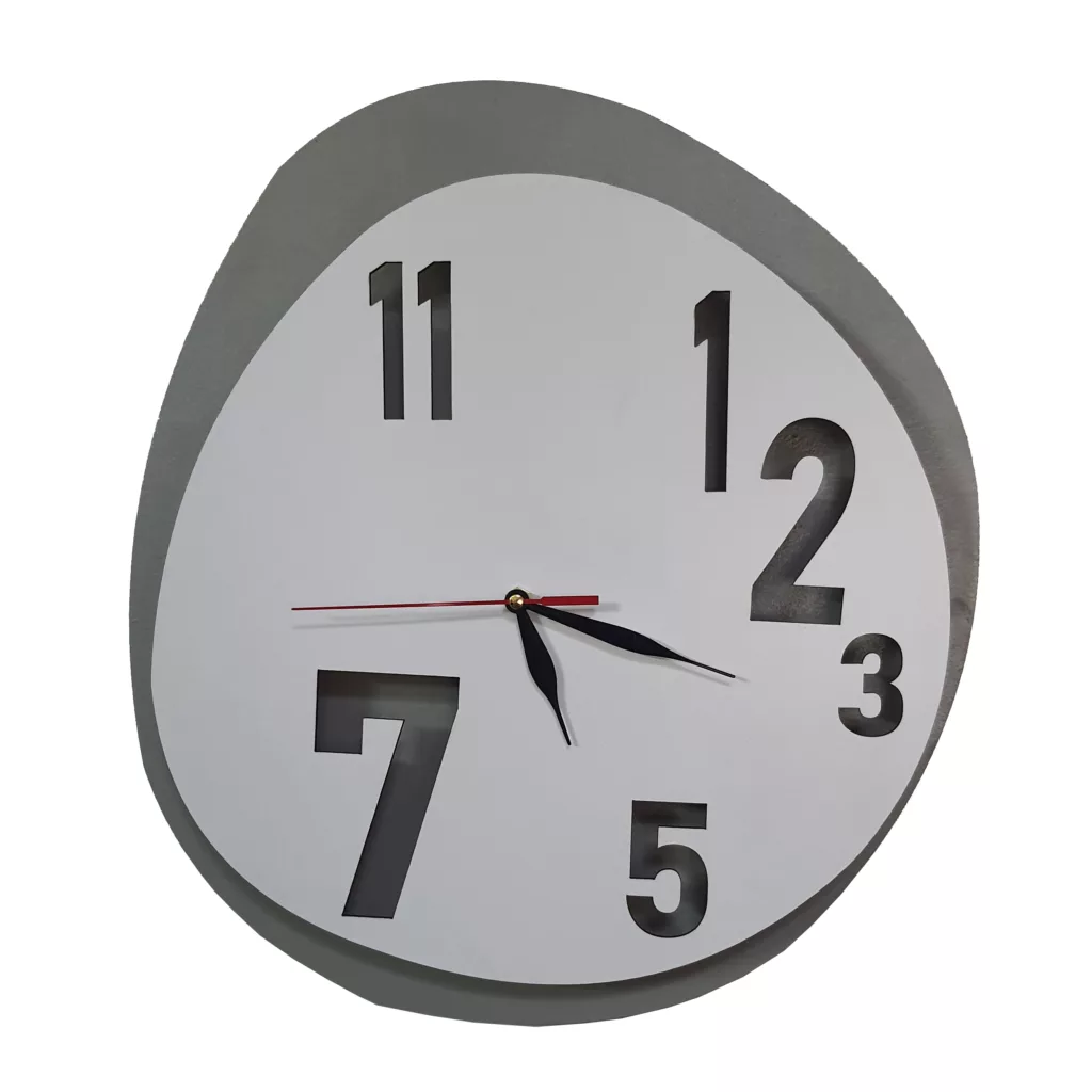 ساعت دیواری مدل مینیمال طرح دفرمه