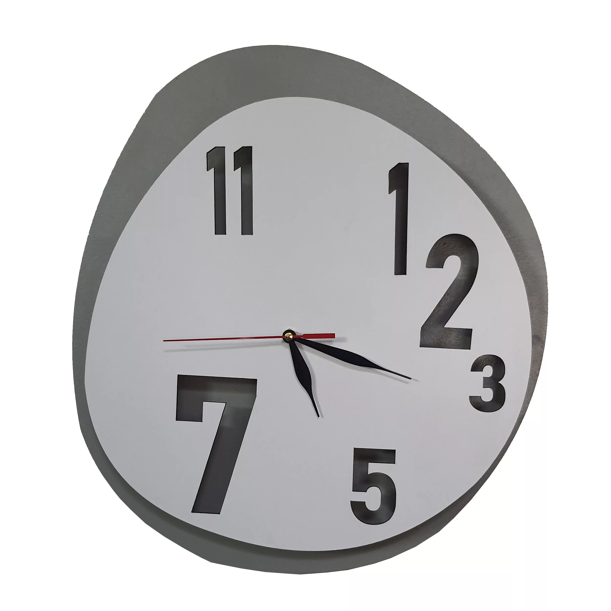 ساعت دیواری مدل مینیمال طرح دفرمه