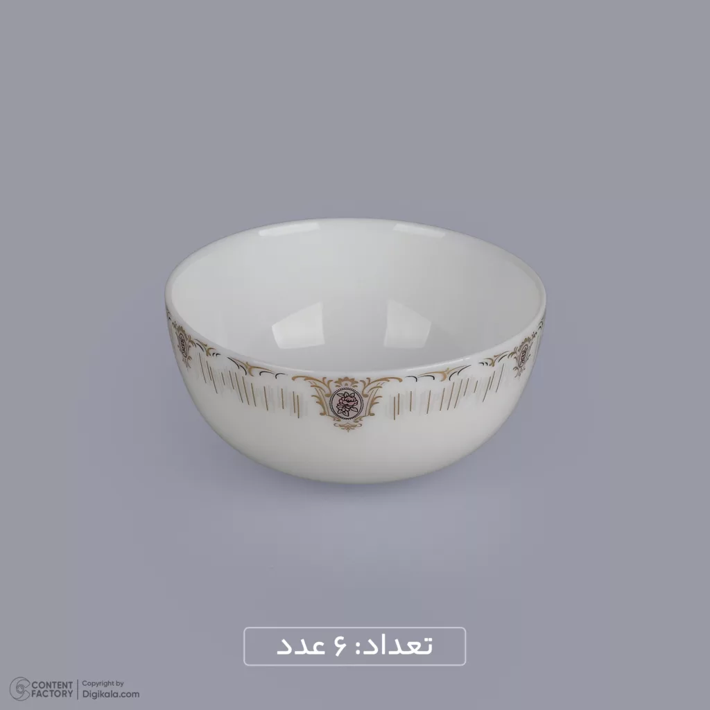 سرویس غذاخوری 26 پارچه 6 نفره گلدن اوپال مدل دیوالی طرح آلیش