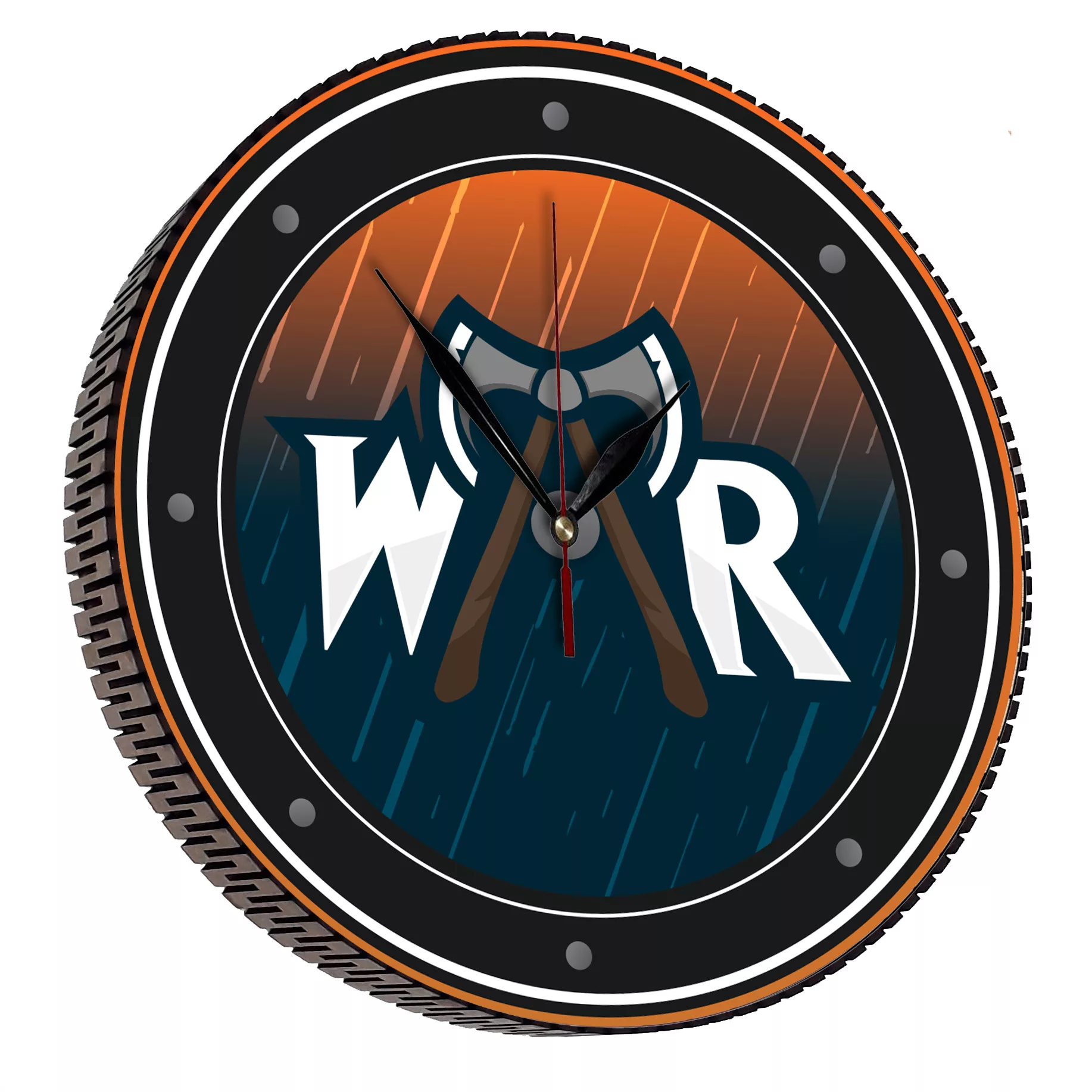 ساعت دیواری مدل دو تبر