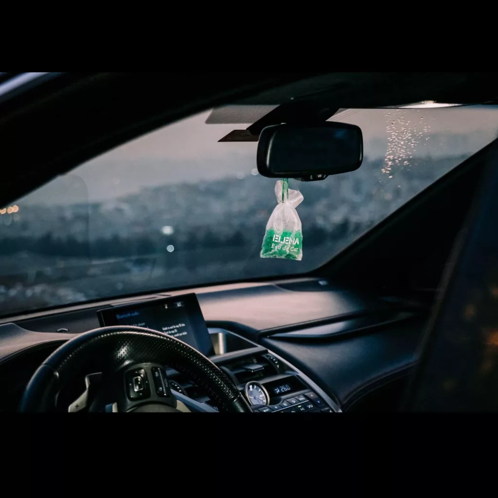 خوشبو کننده خودرو شمع النا مدل لیموناد تازه