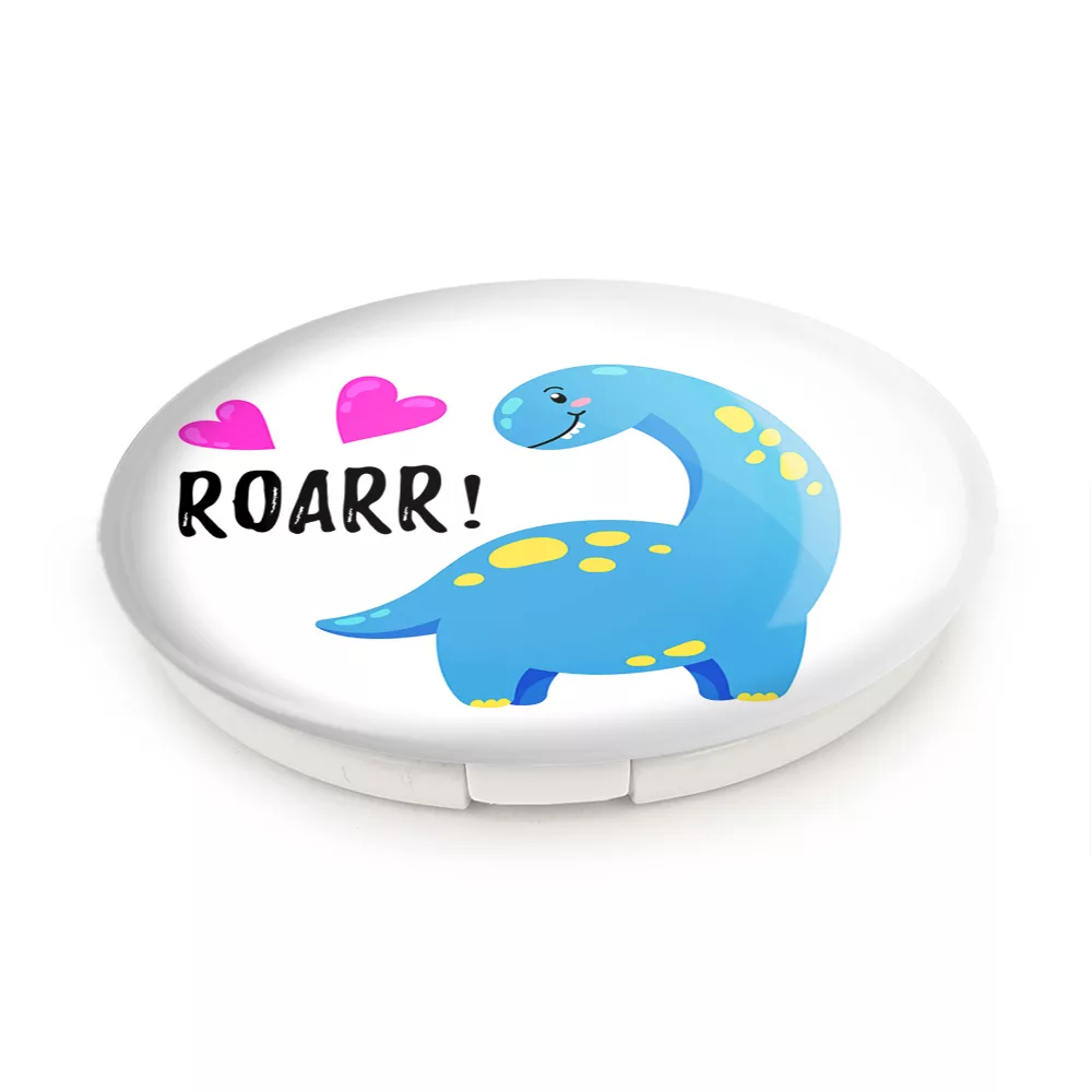 آینه جیبی خندالو طرح دایناسور بامزه مدل تاشو کد 29263