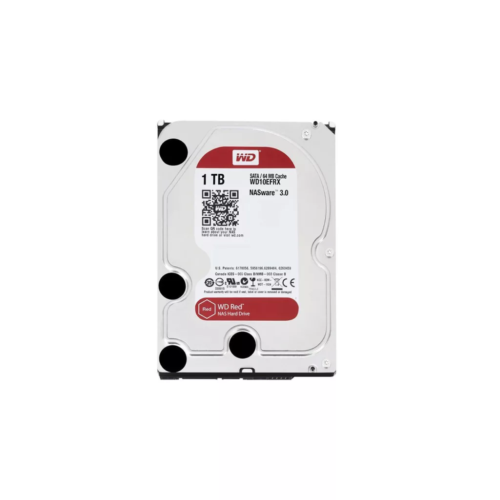هارددیسک اینترنال وسترن دیجیتال مدل Red WD10EFRX ظرفیت 1 ترابایت
