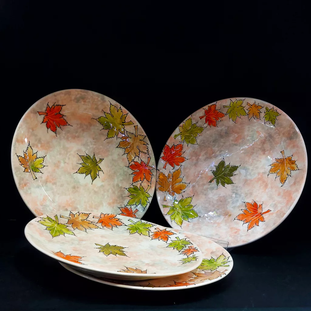 سرویس غذاخوری 25 پارچه مدل پاییزی کد 22