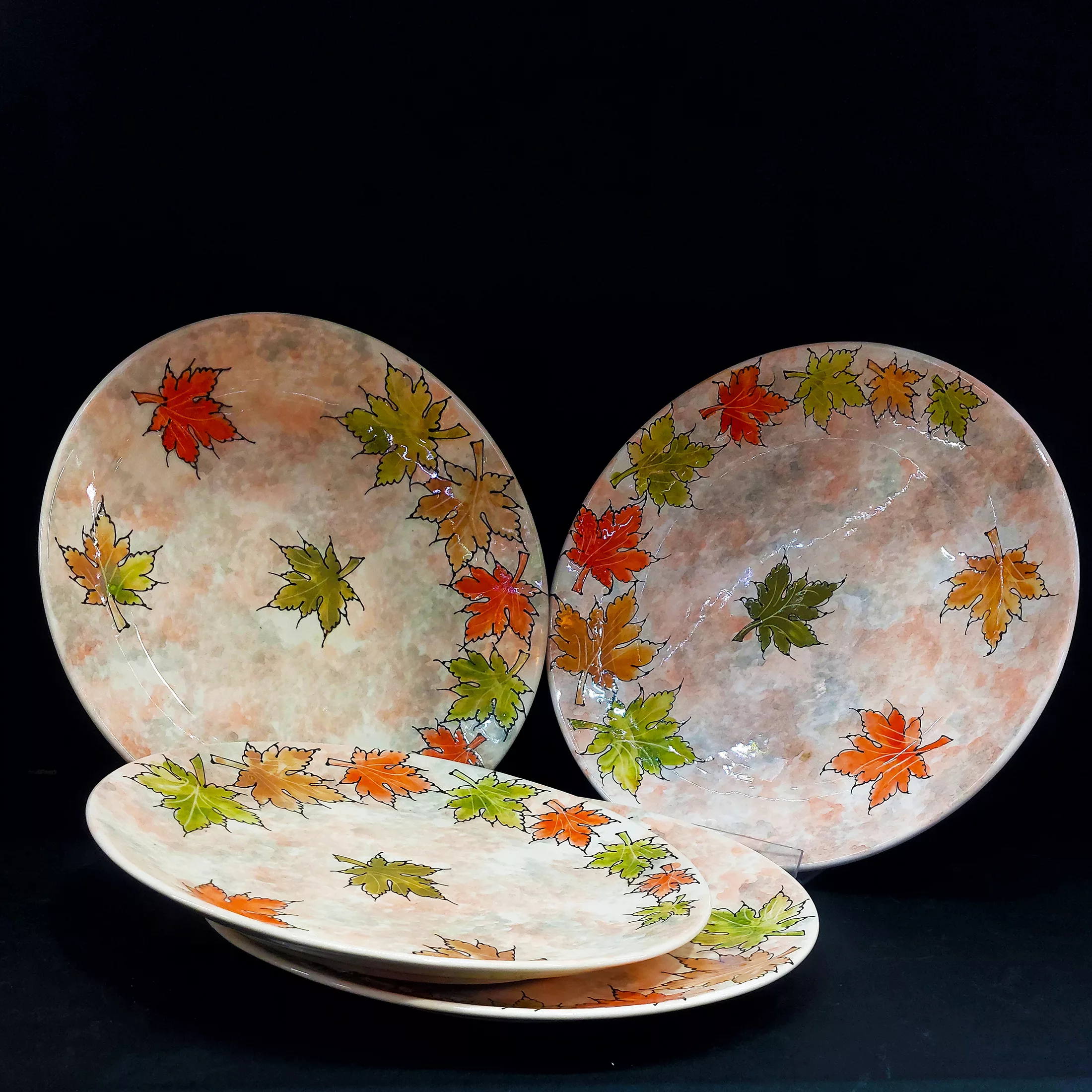 سرویس غذاخوری 25 پارچه مدل پاییزی کد 22