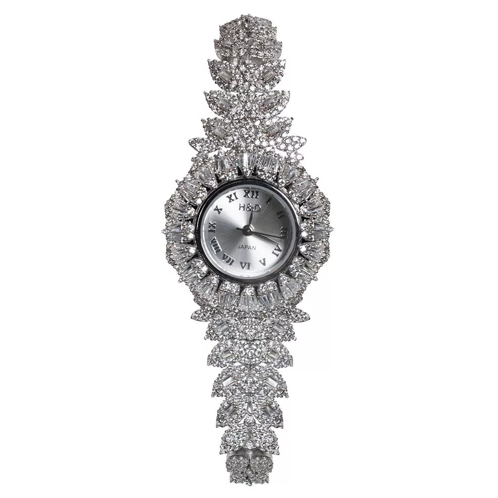 ساعت مچی عقربه ای نقره  زنانه مدل ابریشم کد BARF1