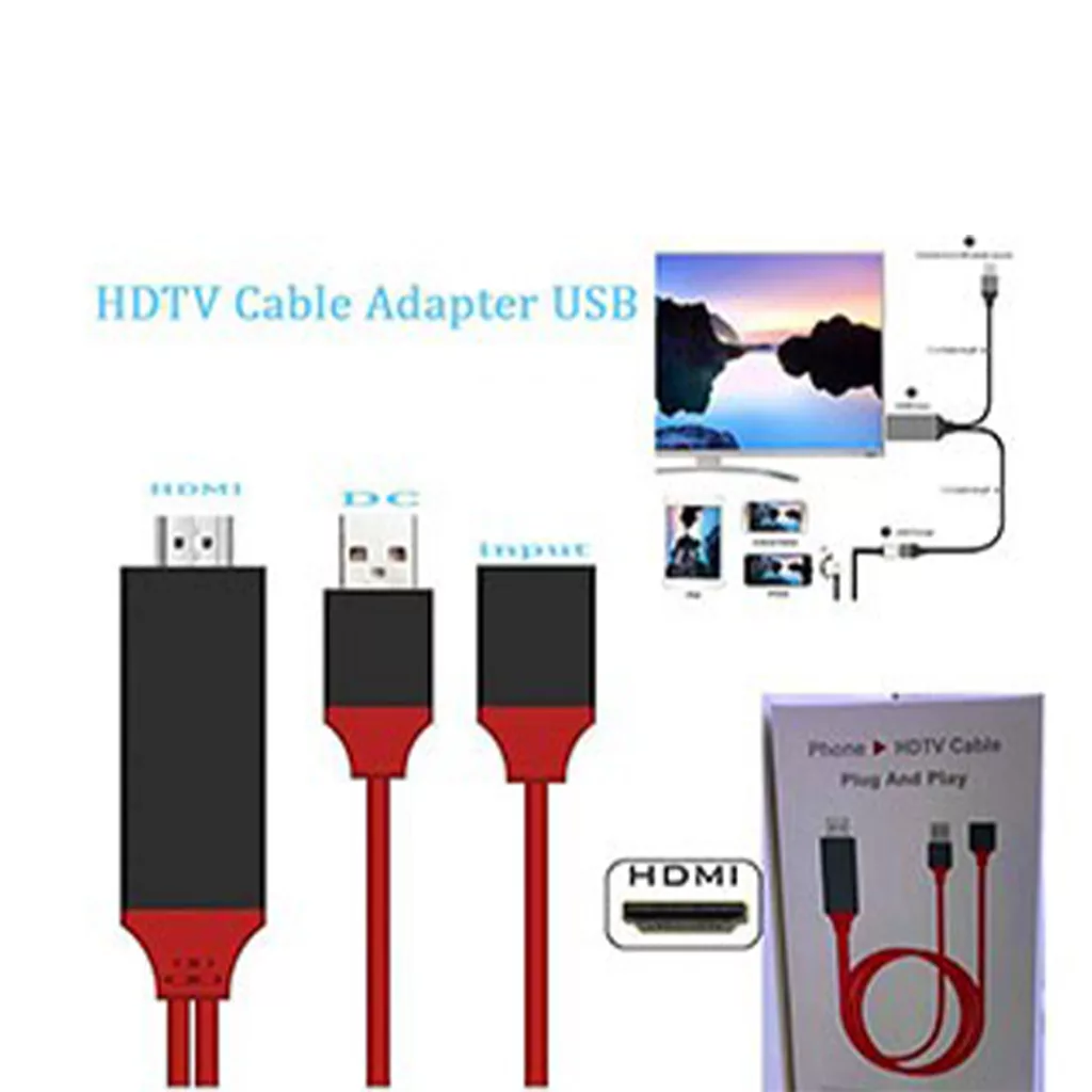 کابل تبدیل HDMI به USB ارلدام مدل ET-W8 طول 2 متر