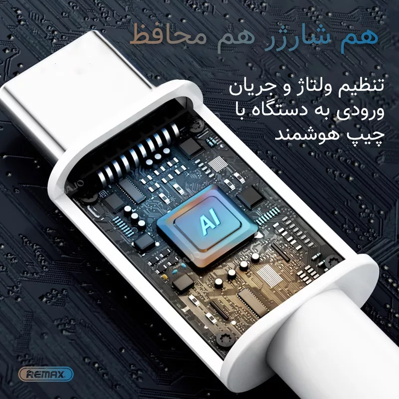 کابل تبدیل USB به USB-C مدل high speed2.4A طول 1 متر