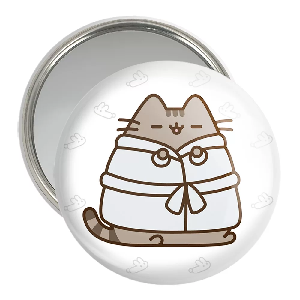 آینه جیبی خندالو مدل پوشین گربه بامزه کد 26595