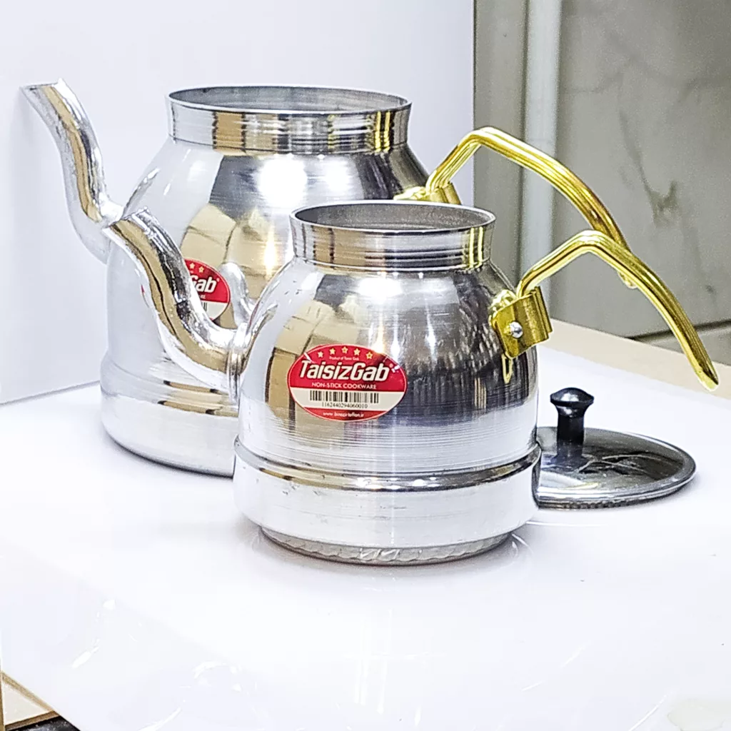 ست کتری و قوری تایسز قاب مدل سیلور