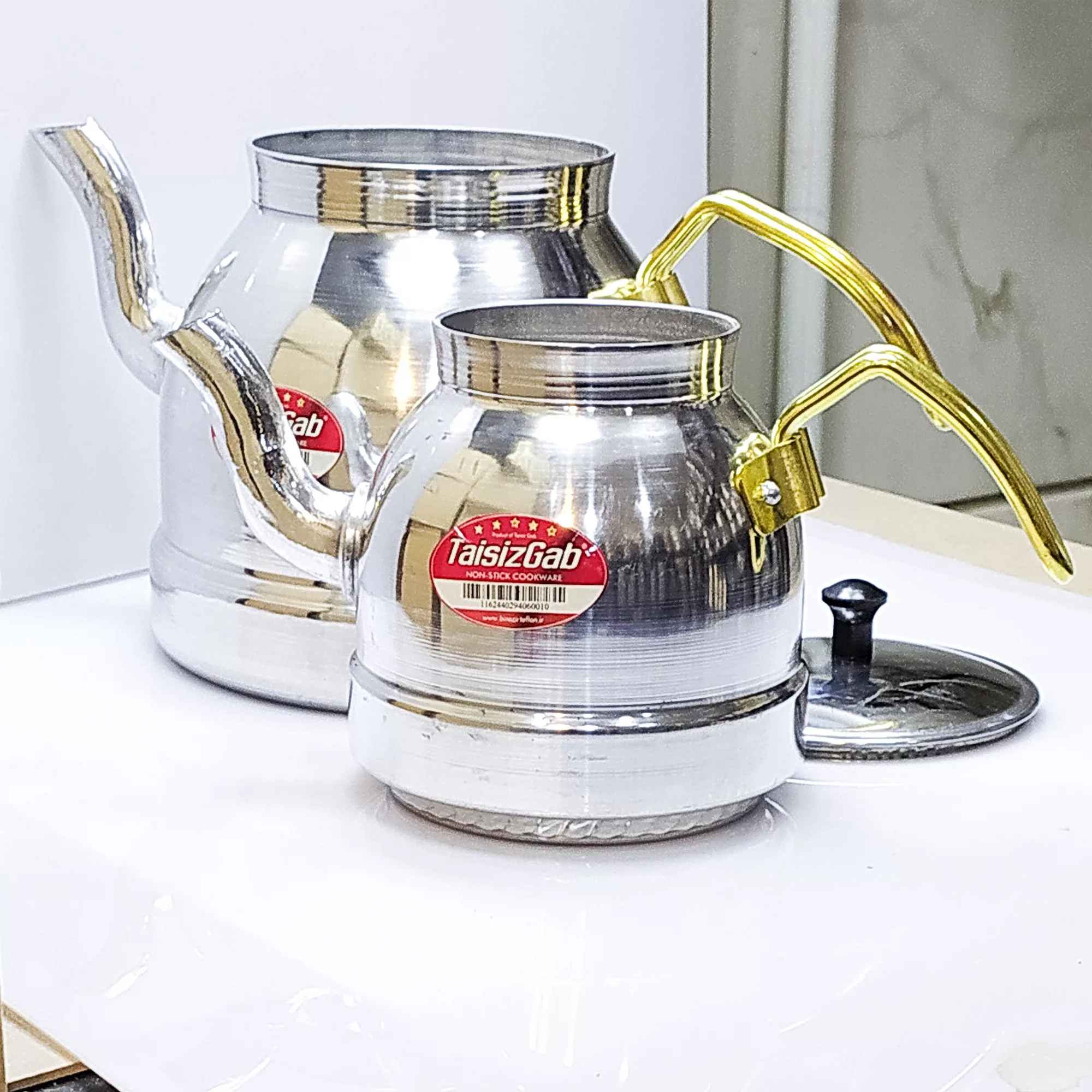 ست کتری و قوری تایسز قاب مدل سیلور