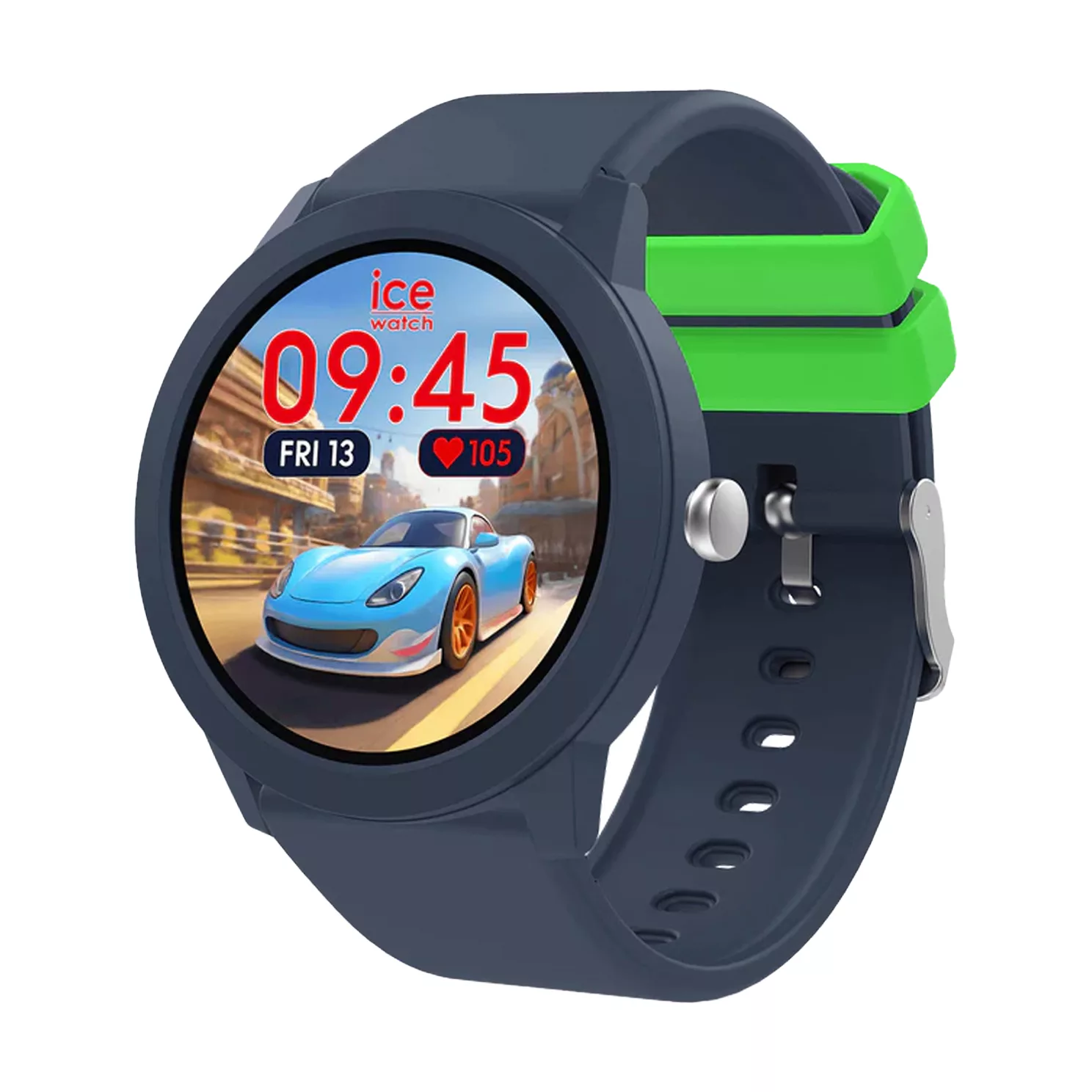 ساعت هوشمند 1.2 اینچی آیس واچ مدل 025247 با بند سیلیکونی