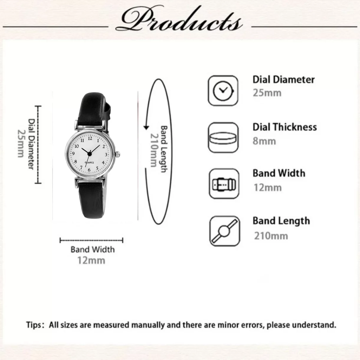 ساعت مچی عقربه ای زنانه مدل کلاسیک بند چرم کد 01