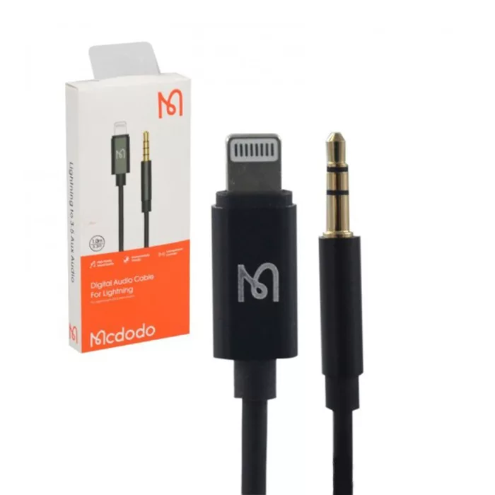 کابل تبدیل لایتنینگ به AUX مک دودو مدل mc1 طول 1 متر