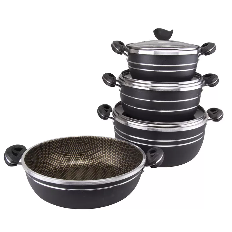 سرویس پخت و پز 7 پارچه اسبیکو مدل زنبوری