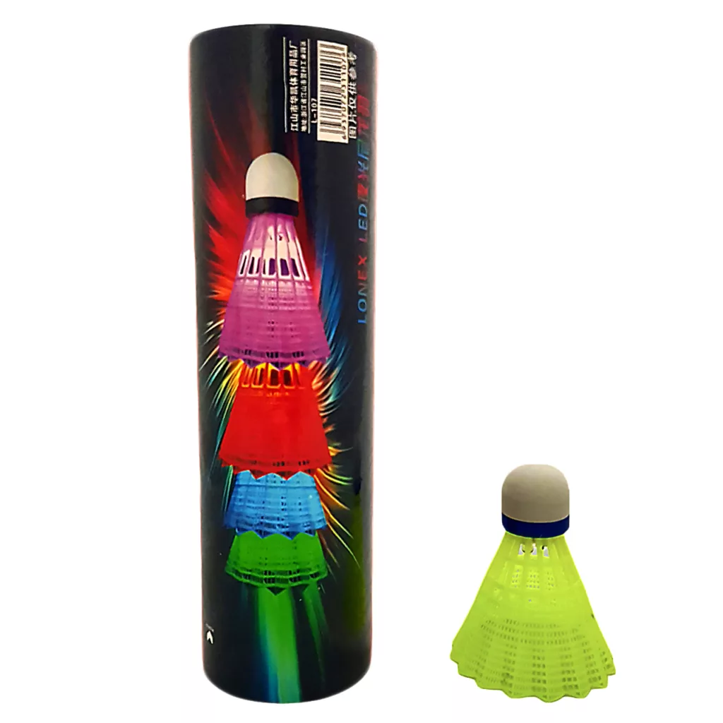 توپ بدمینتون لونکس مدل چراغ دار بسته 4 عددی