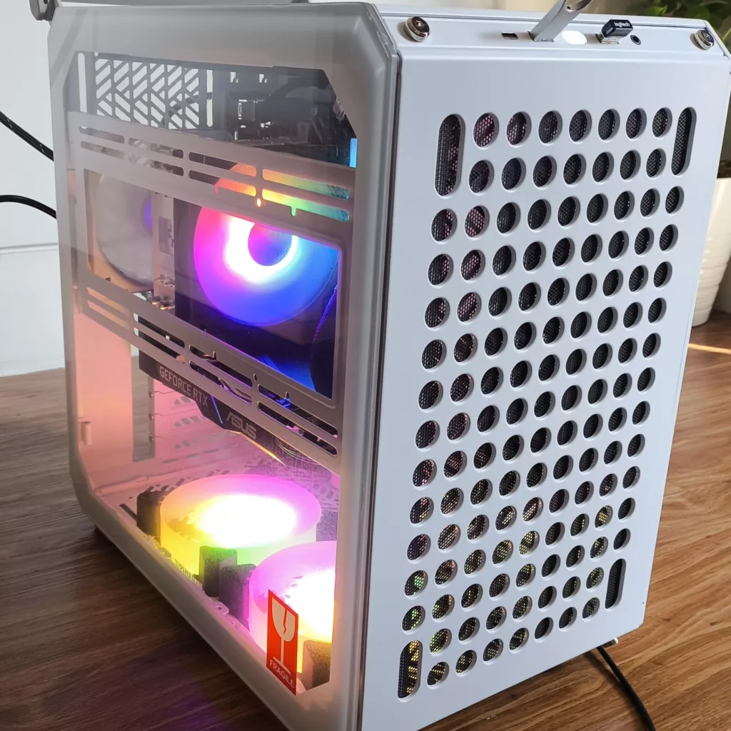 کامپیوتر دسکتاپ کولر مستر مدل کیوب 12400f rtx2060