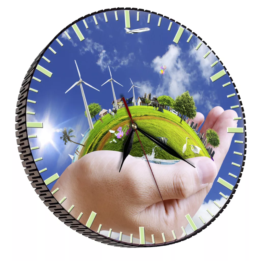 ساعت دیواری مدل طبیعت