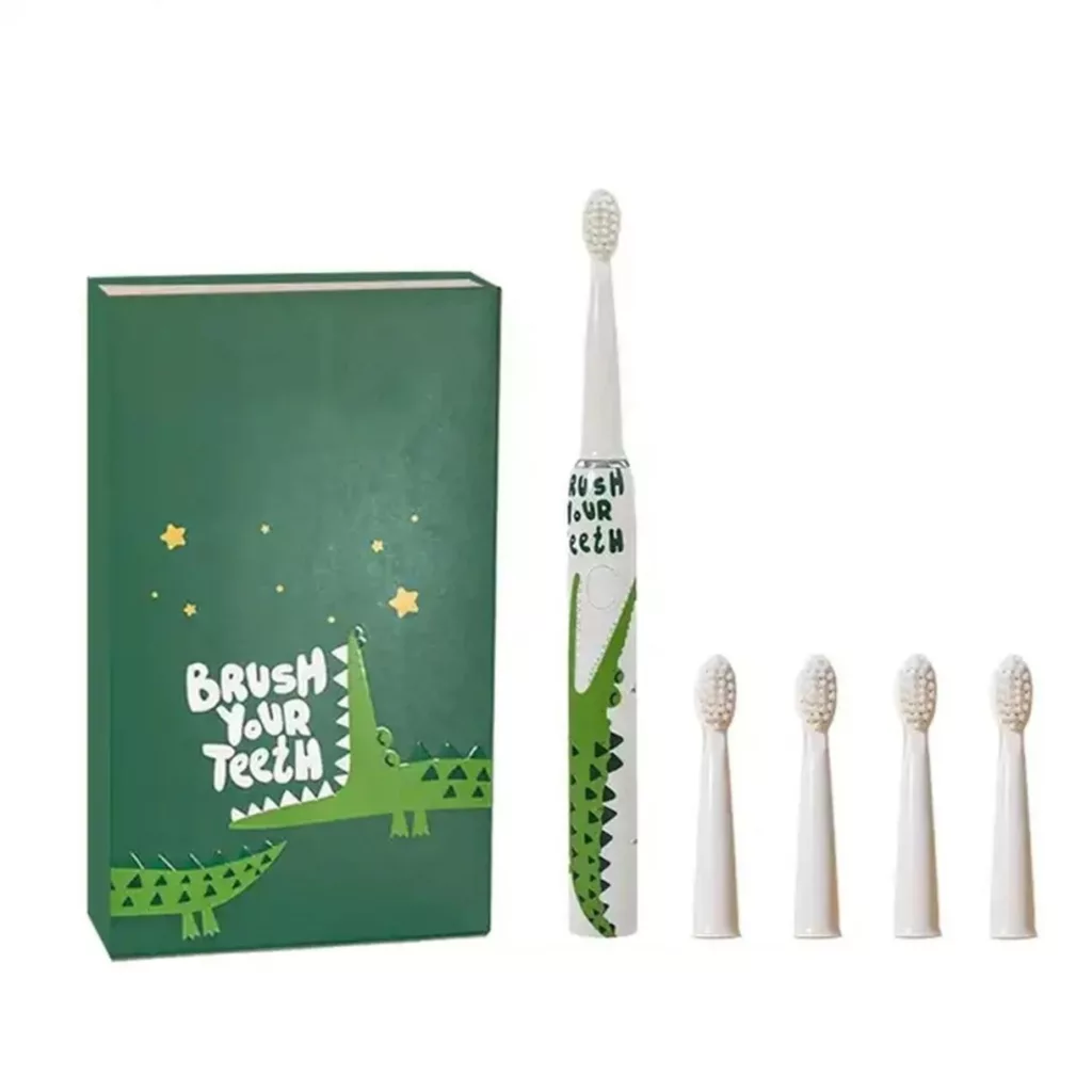 مسواک برقی کودک مدل MST – 2809 به همراه 4 سری یدک