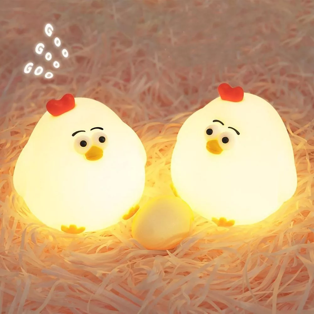 چراغ خواب سیلیکونی گیفت کالکشن مدل gogoChicken