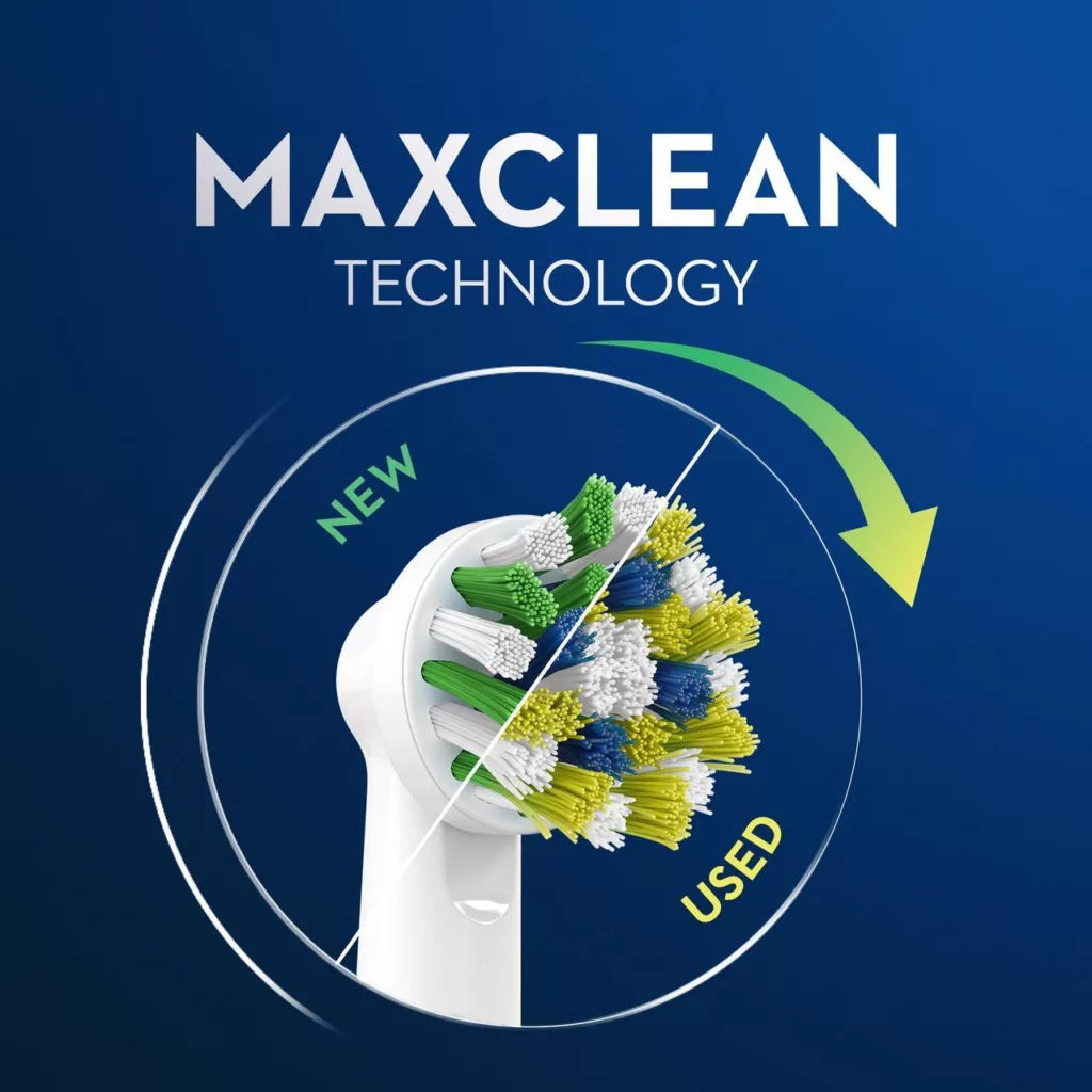 سری یدک مسواک برقی اورال-بی مدل Cross action بسته 2 عددی