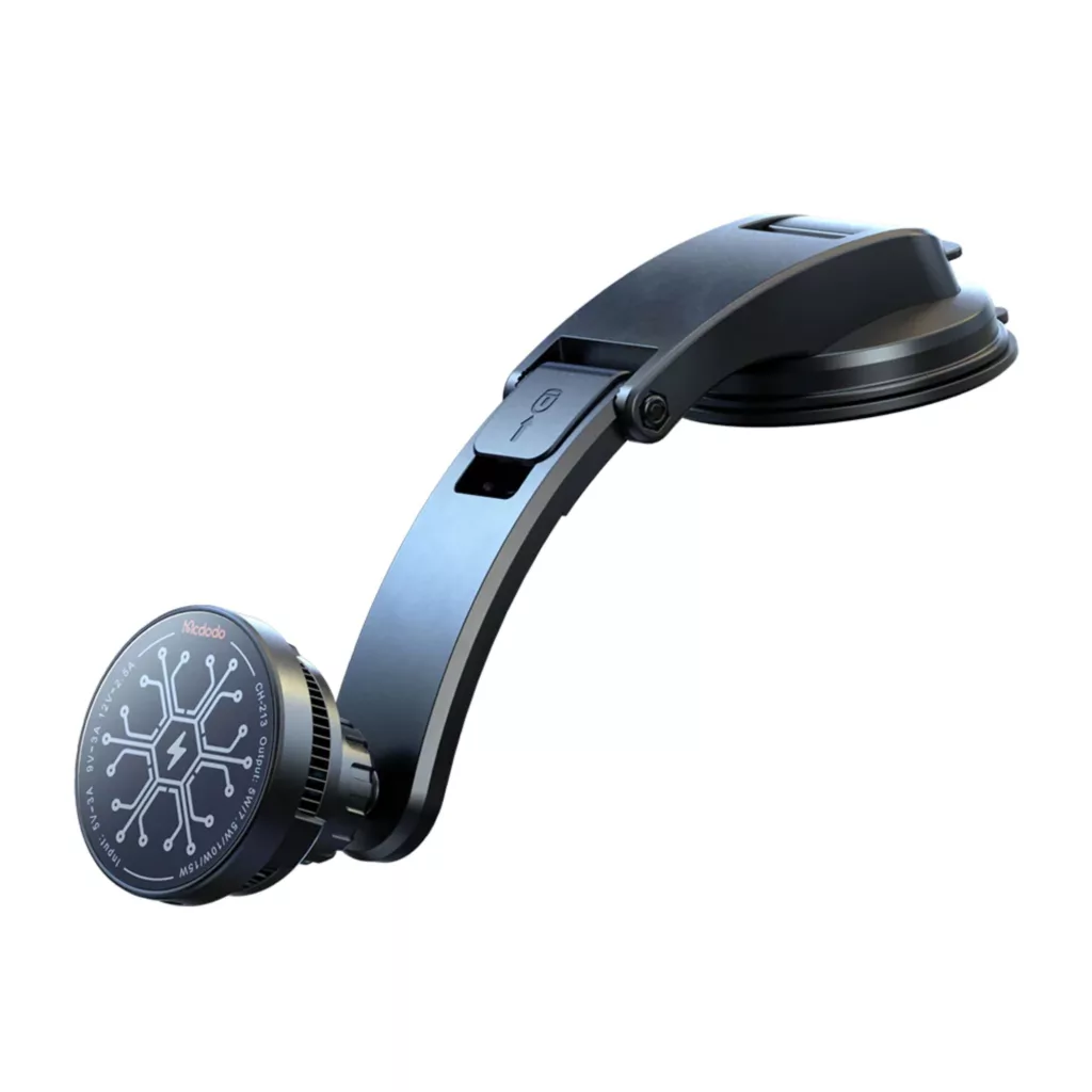 پایه نگهدارنده و شارژر بی سیم گوشی موبایل مک دودو مدل Magnetic Radiator 15W