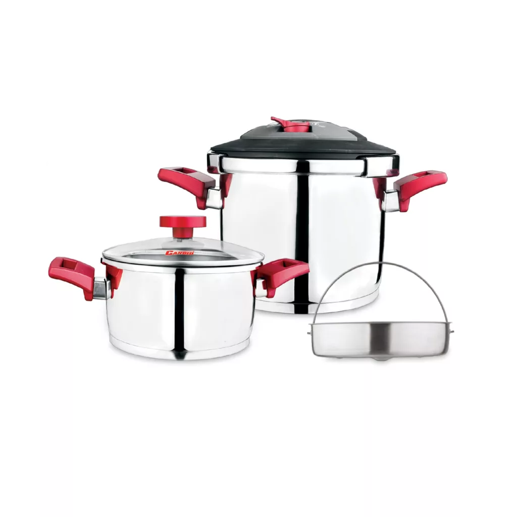 زودپز دوقلو کاندید مدل فونیکس گنجایش 4 و 6 لیتر