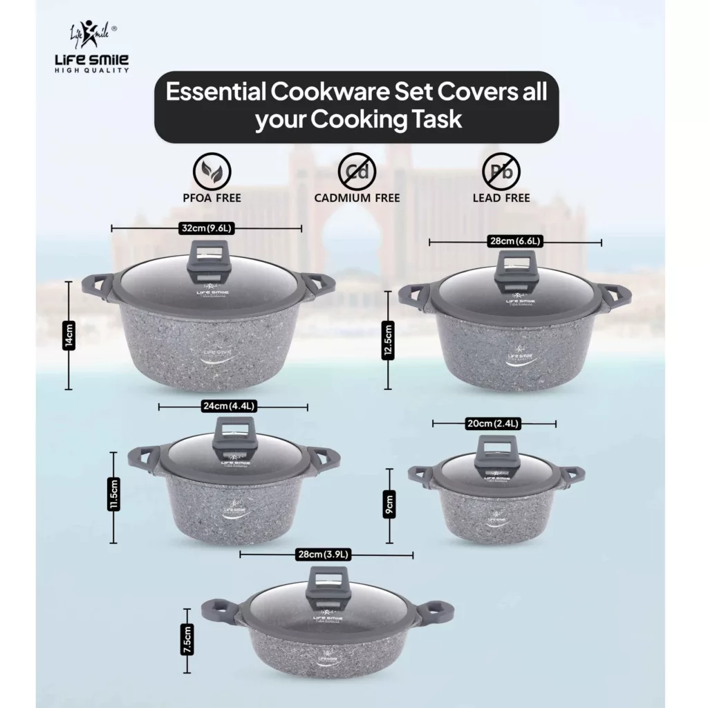 سرویس پخت و پز 10 پارچه لایف اسمایل مدل LIFEP13N-10