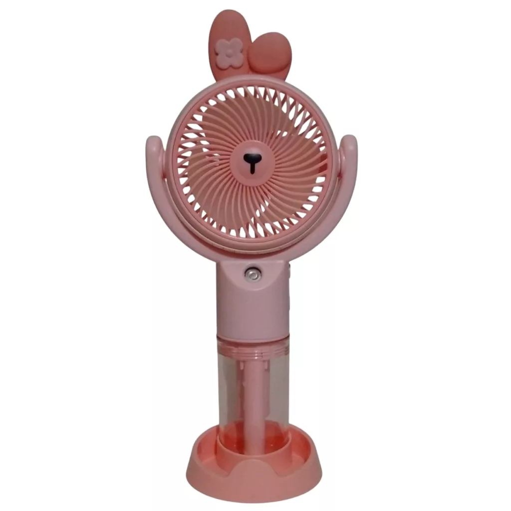 پنکه شارژی مدل مه پاش ظرفیت 400 میلی آمپر ساعت