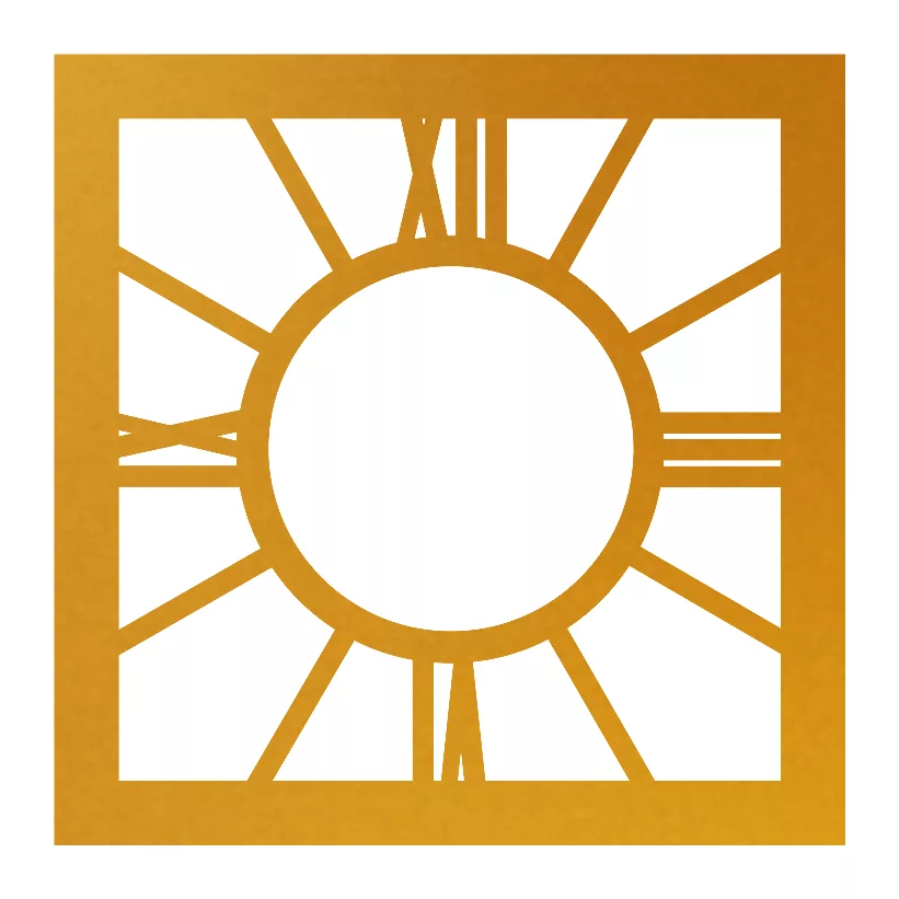 اعداد ساعت دیواری مدل رومی 50cm کد C73-3