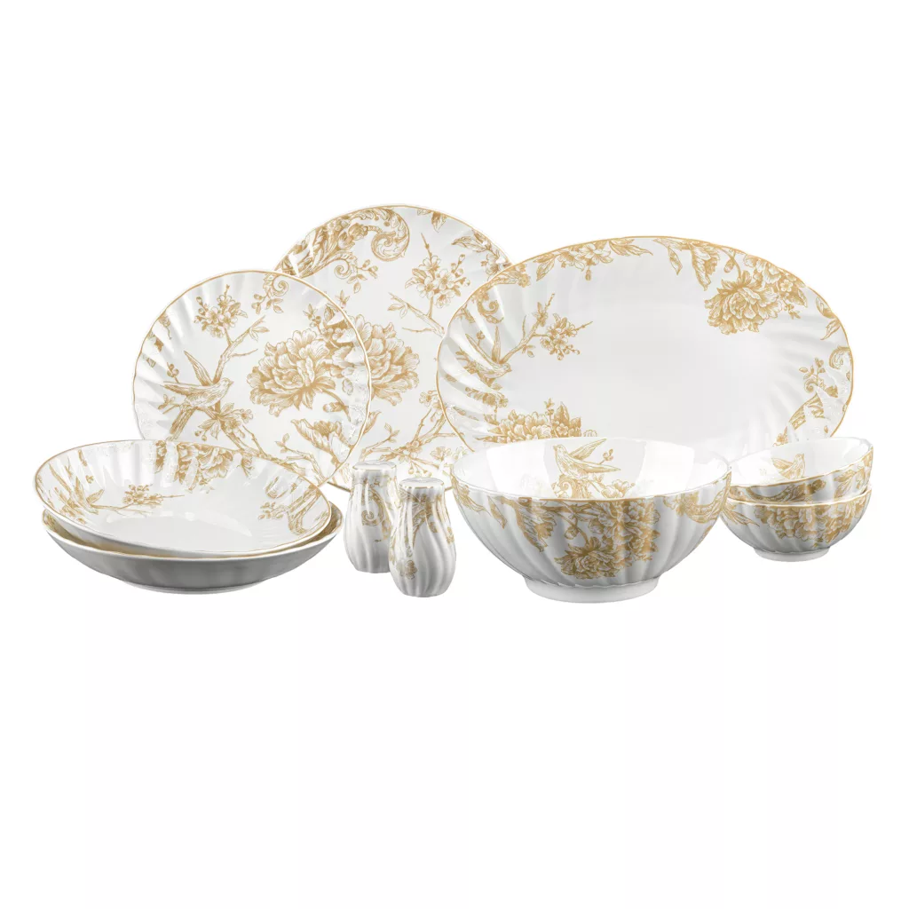 سرویس غذاخوری 28 پارچه گلدکیش طرح سارینا کد GK646387