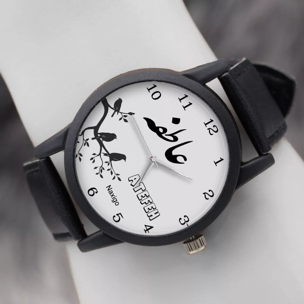 ساعت مچی عقربه ای زنانه ناکسیگو طرح عاطفه کد LF3395