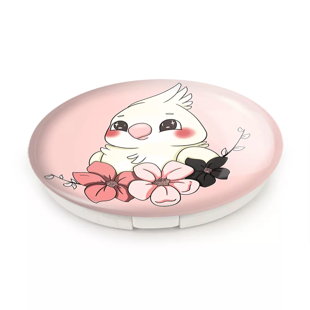 آینه جیبی خندالو طرح عروس هلندی مدل تاشو کد 29555