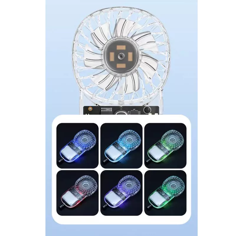 پنکه دستی مدل  TRASNPARENT CARD FAN